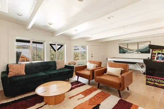 Lux A-Frame | Hot Tub, Game Room & Views